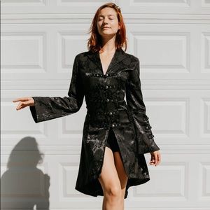 Steampunk Gothic Jacket Dress Coat